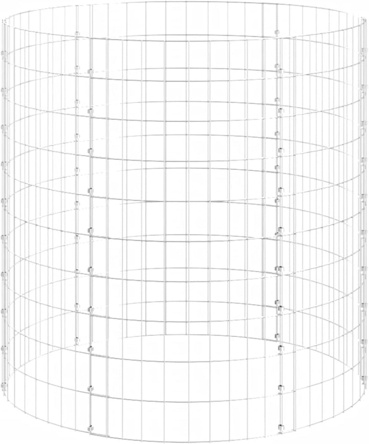 Gartenkomposter Ø100x100 cm Verzinkter Stahl Rasen, Garten Model3115944 1 Stück Ø 100 x 100 cm, 1 St