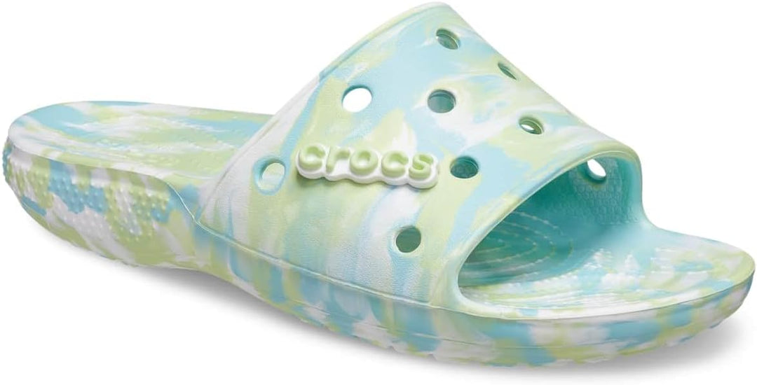 Crocs Unisex Classic Slide Sandalen 43/44 EU Pure Water Multi, 43/44 EU Pure Water Multi
