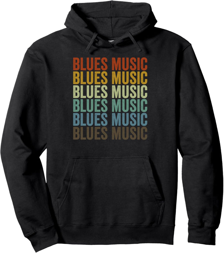Blues-Musik Retro Pullover Hoodie