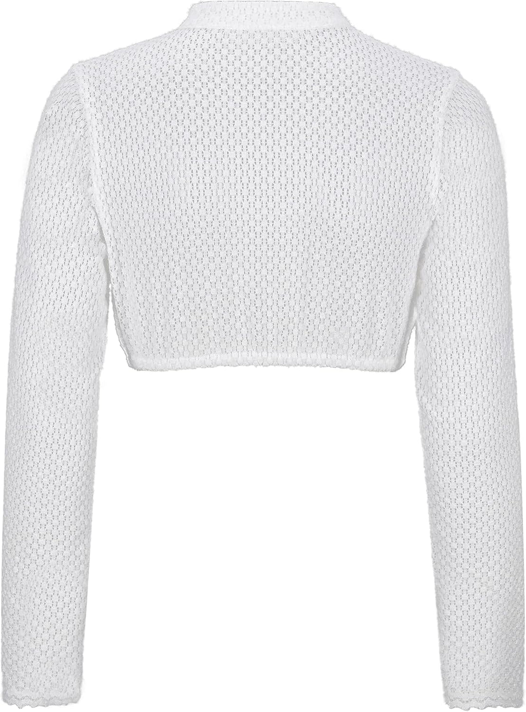 Dirndlwelle Dirndlbluse Damen Langarm 3/4 Arm Trachtenbluse Klassisch Dirndl Bluse Kurzarm für Oktob