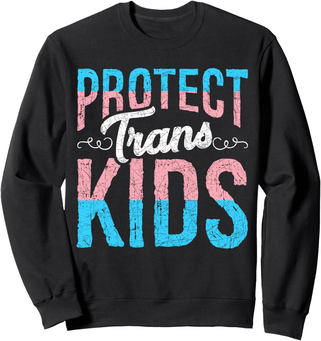 Beschütze Transgender Kinder LGBTQ Queer Transsexuell Sweatshirt
