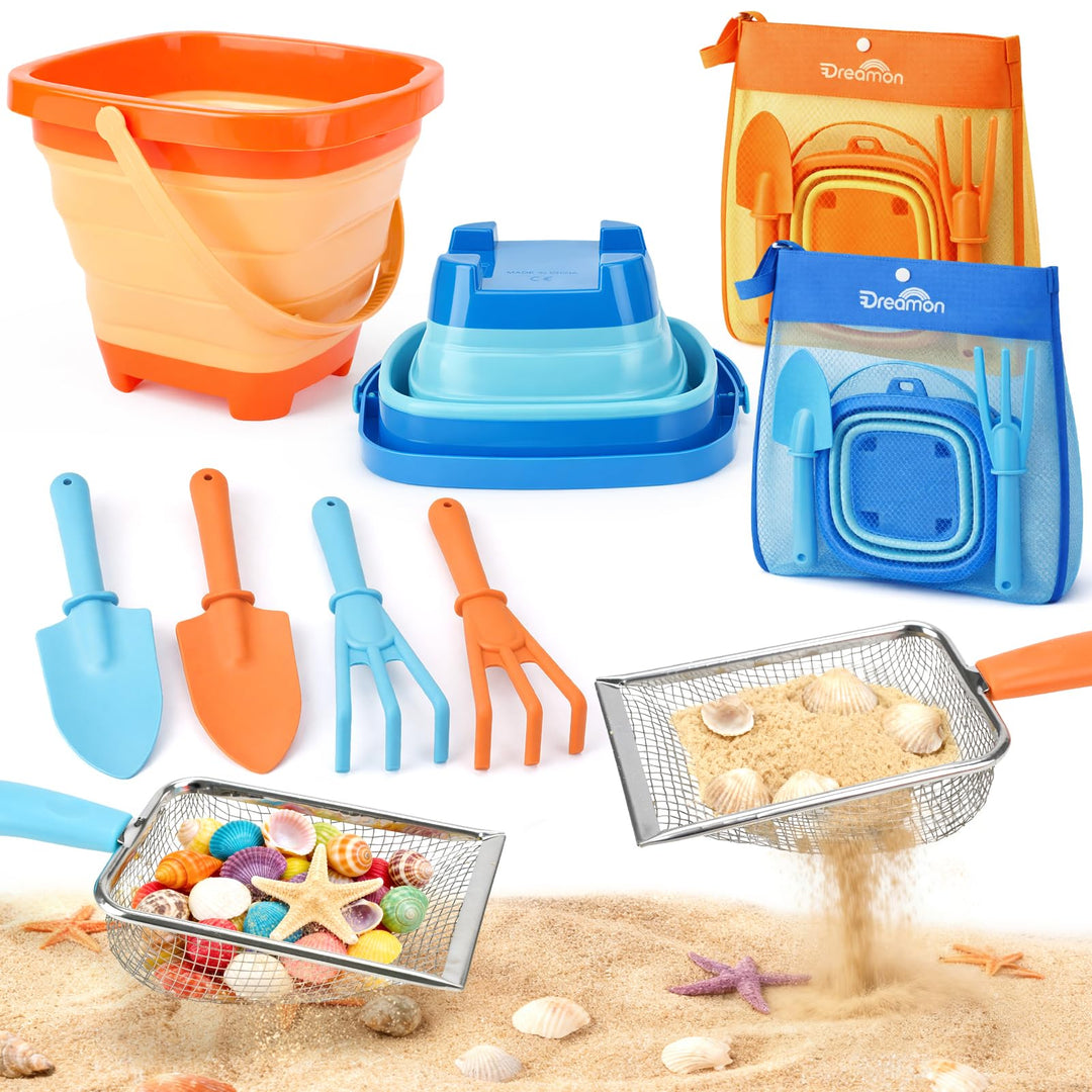 Dreamon Sandspielzeug Sandkasten Spielzeug Kinder 3 4 5 Jahre Strandspielzeug Kinder Mit Faltbarer E
