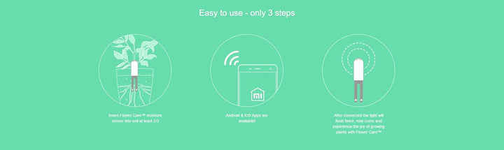 Flower Care - Smart Pflanzenmonitor. Offizielle Europäische Version. Echtzeit Sensoren für Bodenfruc