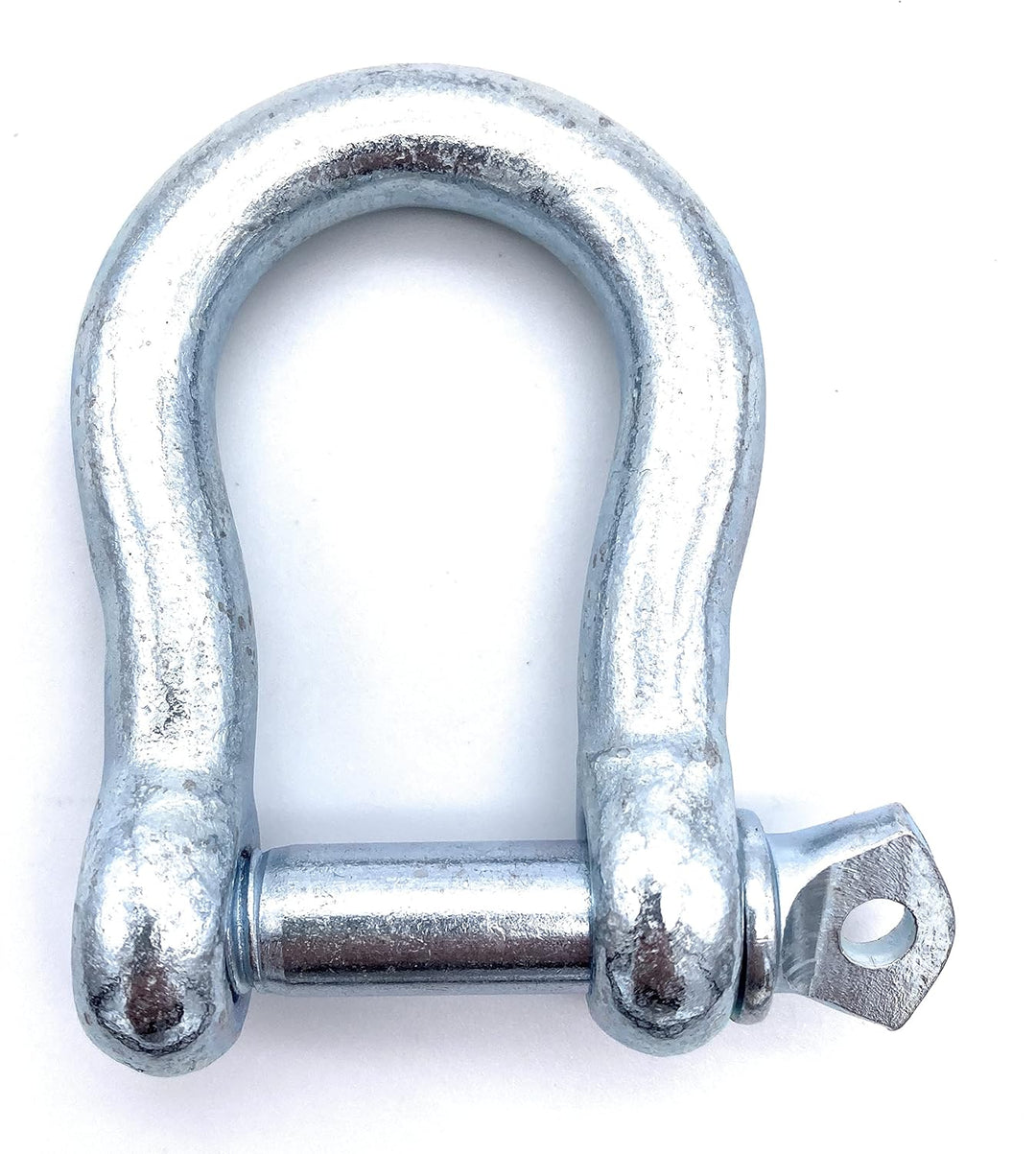 Schäkel geschweifte Form | 10 Stk. Ø 8 mm | EINGEPRÄGTE Tragfähigkeit (WLL): 200kg | Stahl galvanisc