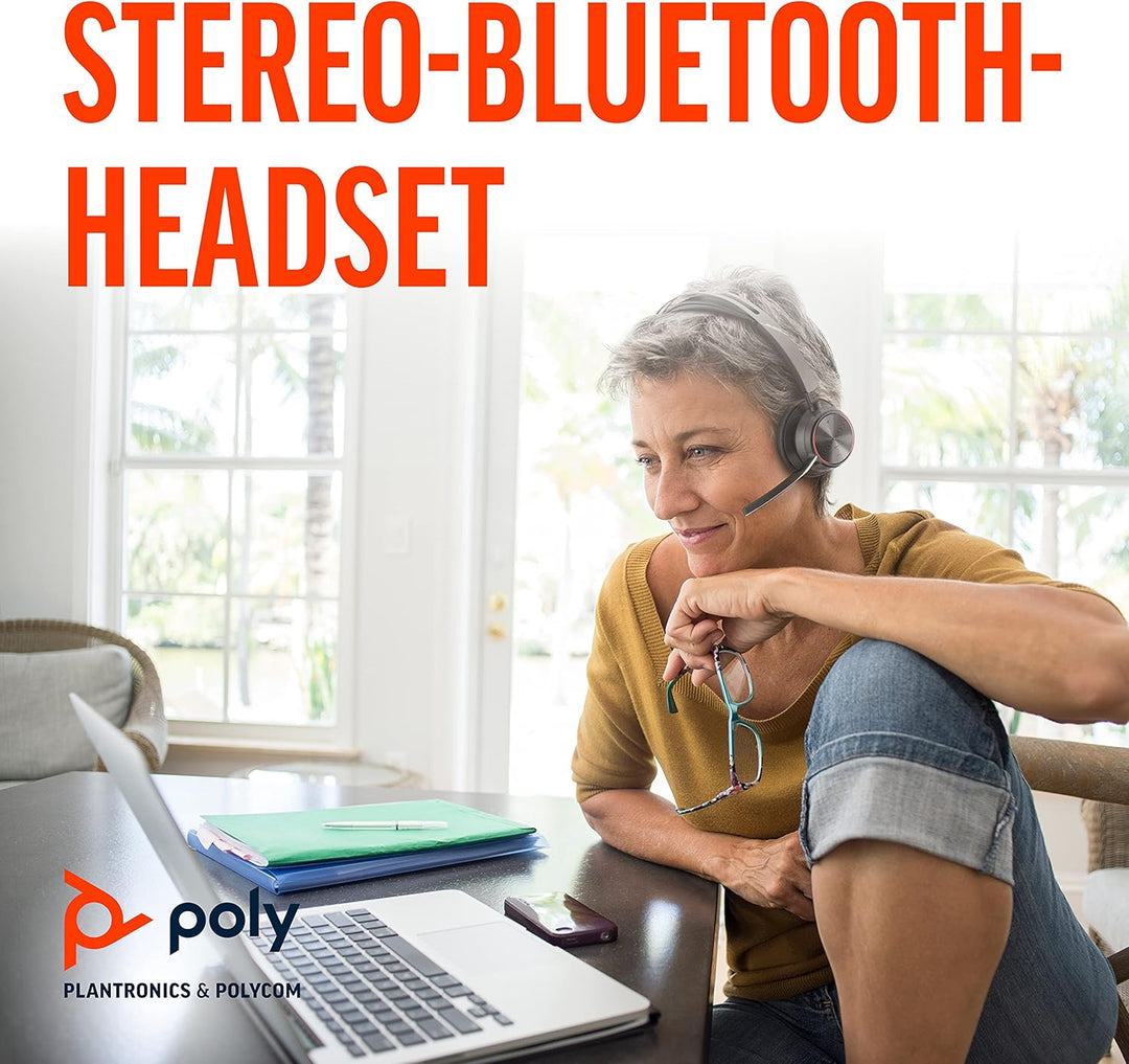 Poly Voyager Focus 2 UC USB-A Headset für Microsoft Teams - B-Ware Alte Version, Alte Version