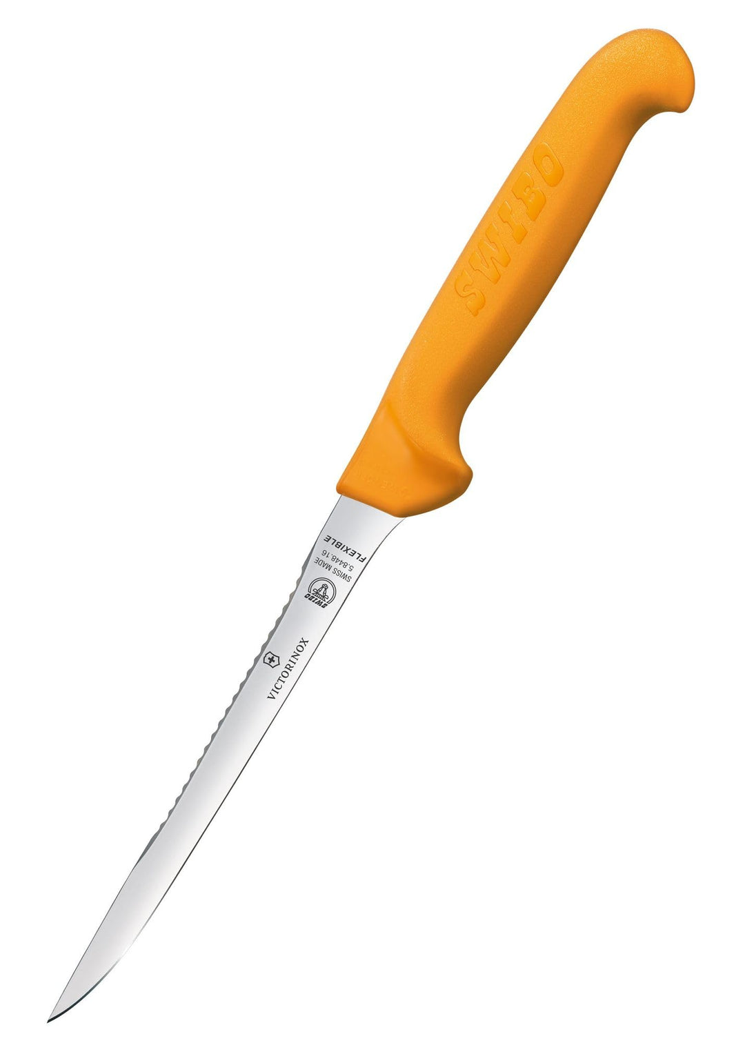 Victorinox Küchenmesser Swibo Fischmesser Normaler Schliff Flexschmal 16cm, 16cm