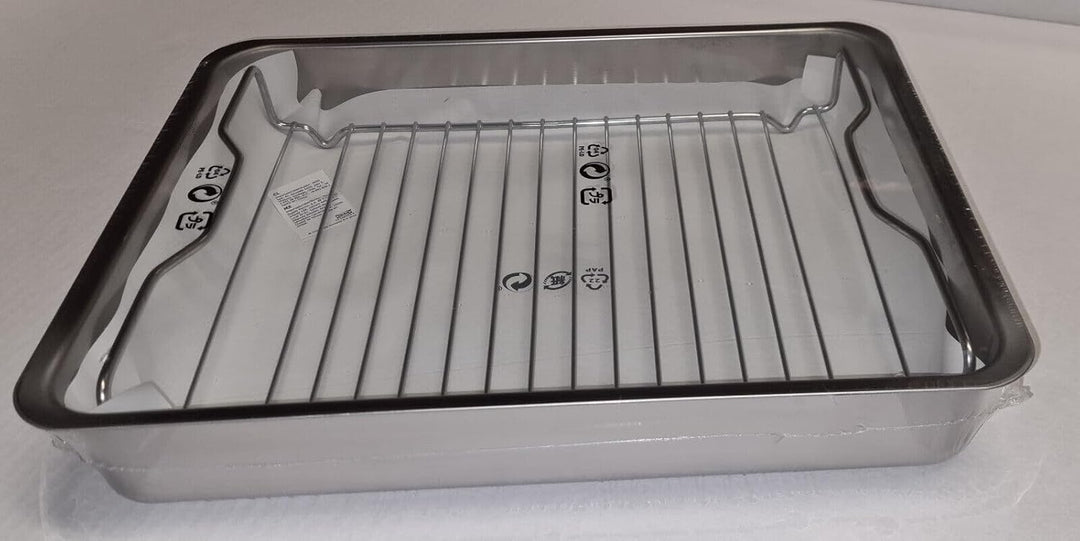 IKEA KONCIS Bräter mit Grillrost, Edelstahl - 40x32 cm