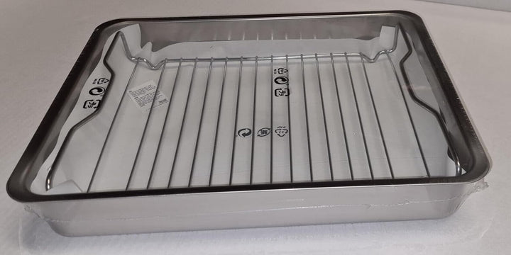 IKEA KONCIS Bräter mit Grillrost, Edelstahl - 40x32 cm