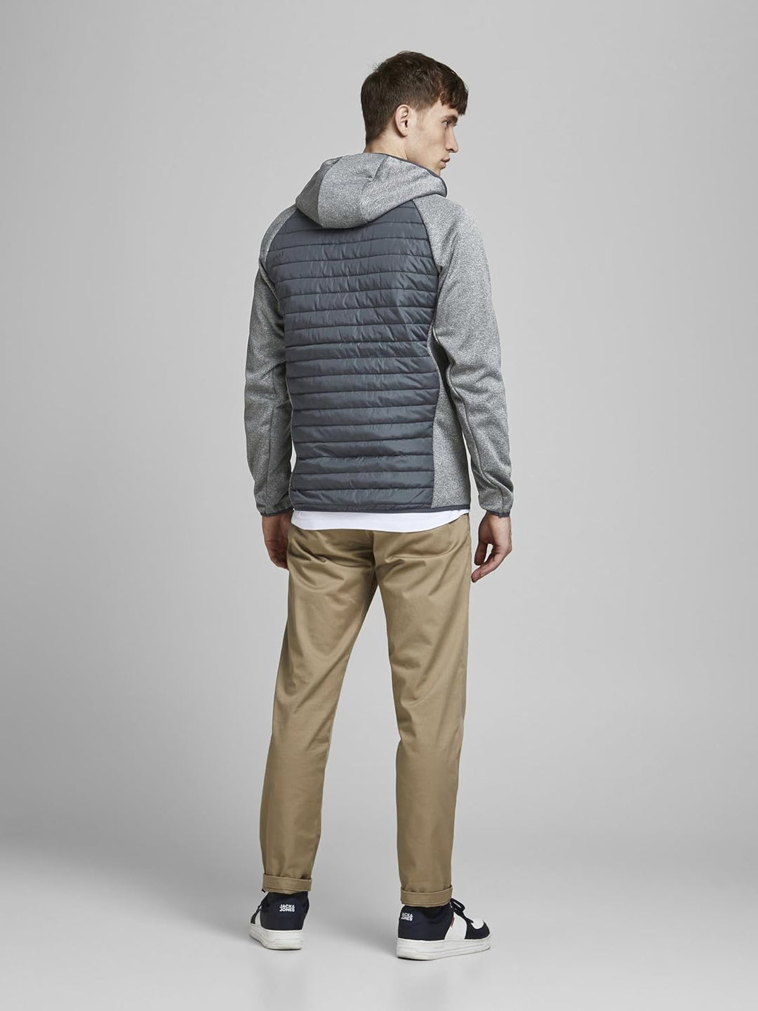 JACK &amp; JONES Softshell Stepp Jacke Kapuze Funktions Outdoor Blouson Übergangs Jacket Regular Fit JJE