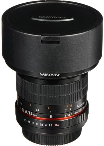 SAMYANG 7628 14mm F2.8 Objektiv für Anschluss Pentax K Pentax K Single, Pentax K Single