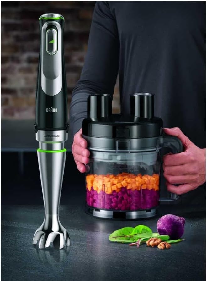 Braun MultiQuick 9 MQ 9195XLI 2L Pürierstab 1200W Schwarz, Edelstahl