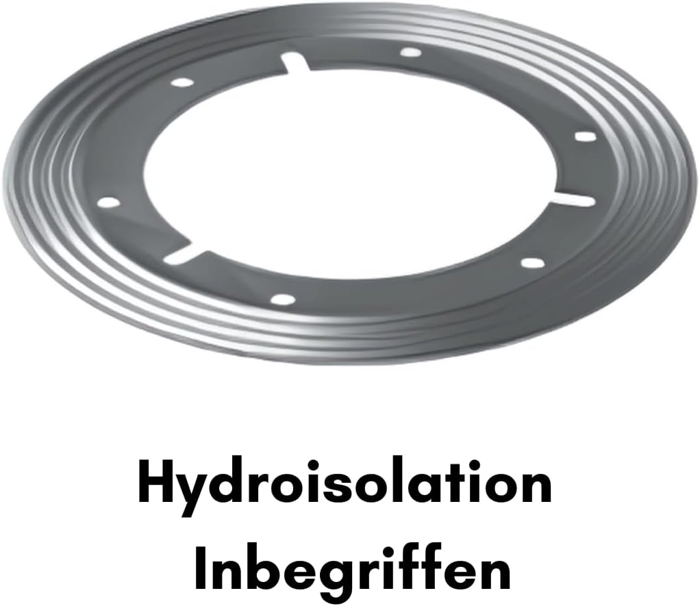 MD Technic – Confluo Bodenablauf Punktablauf 15x15 cm Edelstahlrost – wählbare Abdeckungen u. Ablauf