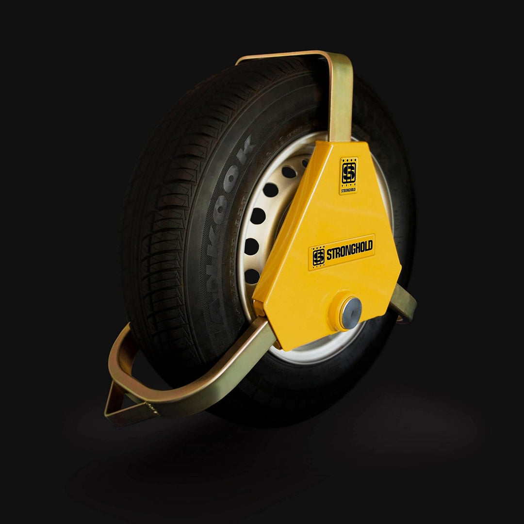 Stronghold Apex 12”-13” dreieckige Radkralle passend für Wohnwagen, Anhänger, Pferdeanhänger, Transp