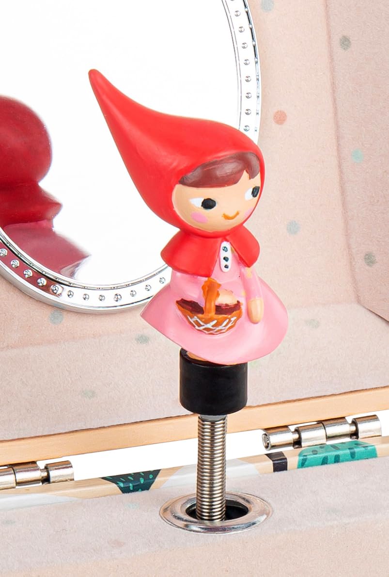 TROUSSELIER - Rotkäppchen - Schatzkiste &amp; Musikschmuck - Spieluhr - Ideales Kindergeschenk - Musik W