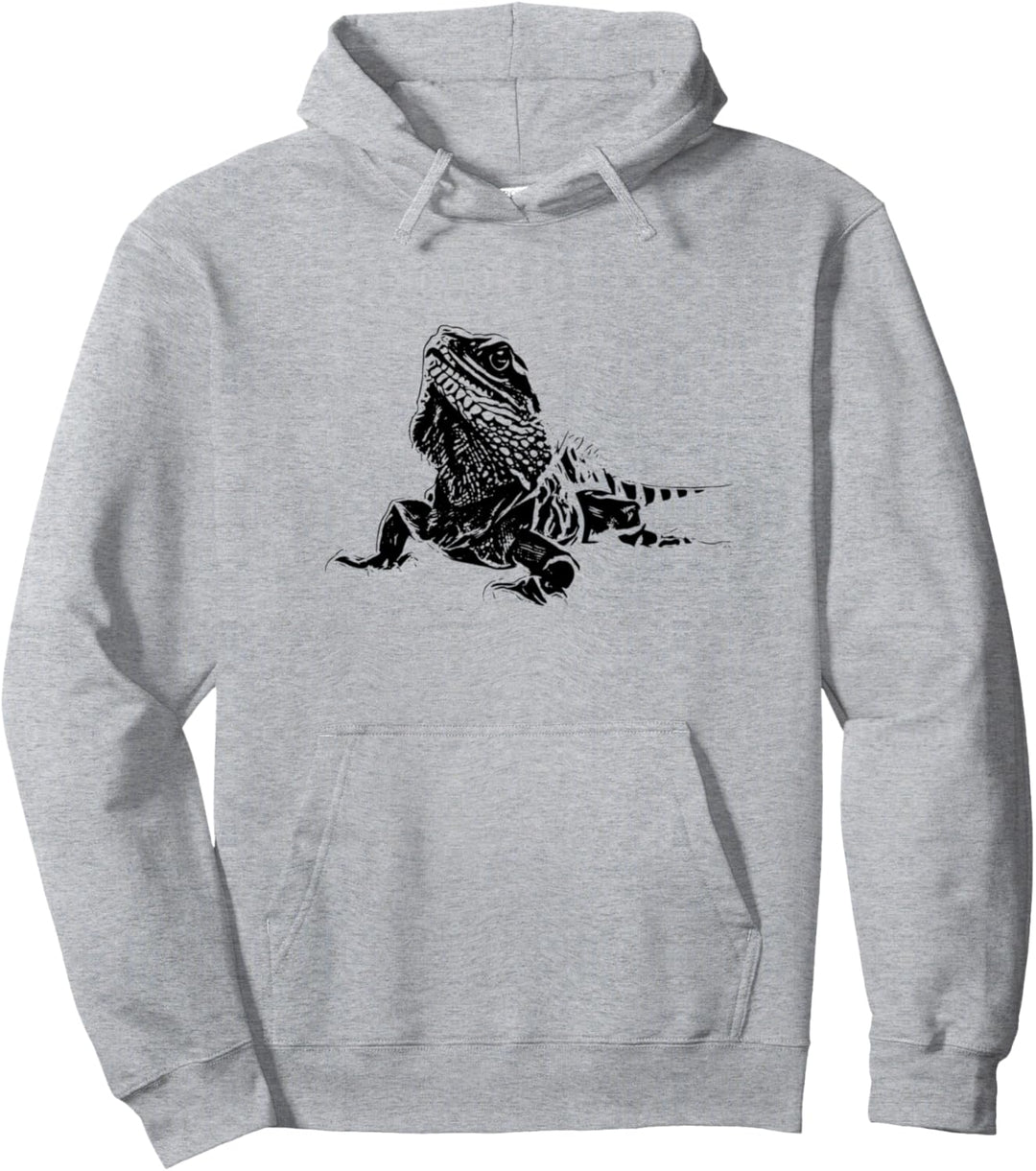 Leguan Motiv Reptil Echsen Reptilien Terrarium Echse Leguane Pullover Hoodie