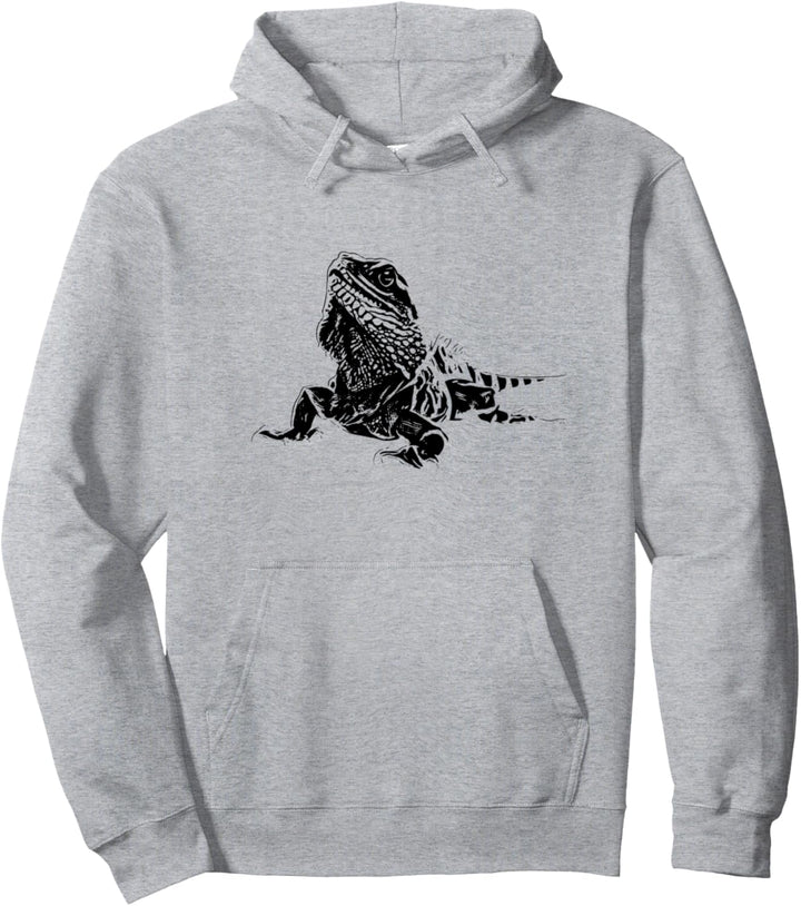 Leguan Motiv Reptil Echsen Reptilien Terrarium Echse Leguane Pullover Hoodie