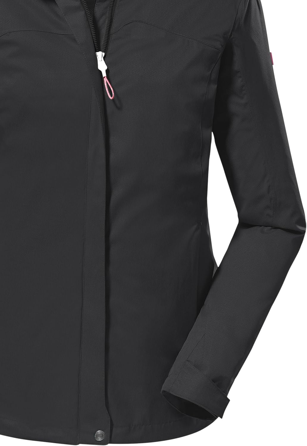 Killtec Damen Kos 133 Wmn Jckt Funktionsjacke/Outdoorjacke mit abzippbarer Kapuze 40 Schwarz, 40 Sch