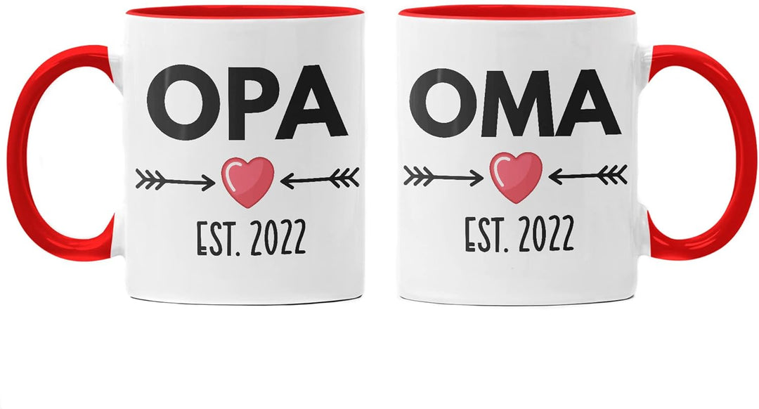 Trendation - Ihr werdet Oma und Opa 2022 Geschenk Schwangerschaft Verkünden Überraschung Baby Du Wir