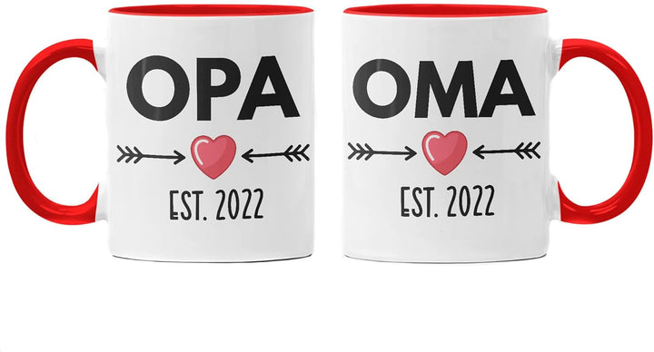 Trendation - Ihr werdet Oma und Opa 2022 Geschenk Schwangerschaft Verkünden Überraschung Baby Du Wir