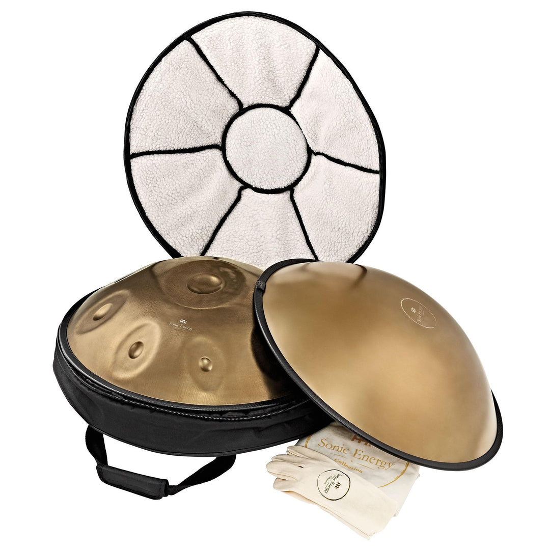 Sonic Energy Sensory Handpan – D Kurd 10 Töne (D3/ A3, Bb3, C4, D4, E4, F4, G4, A4, C5) 440 Hz – für