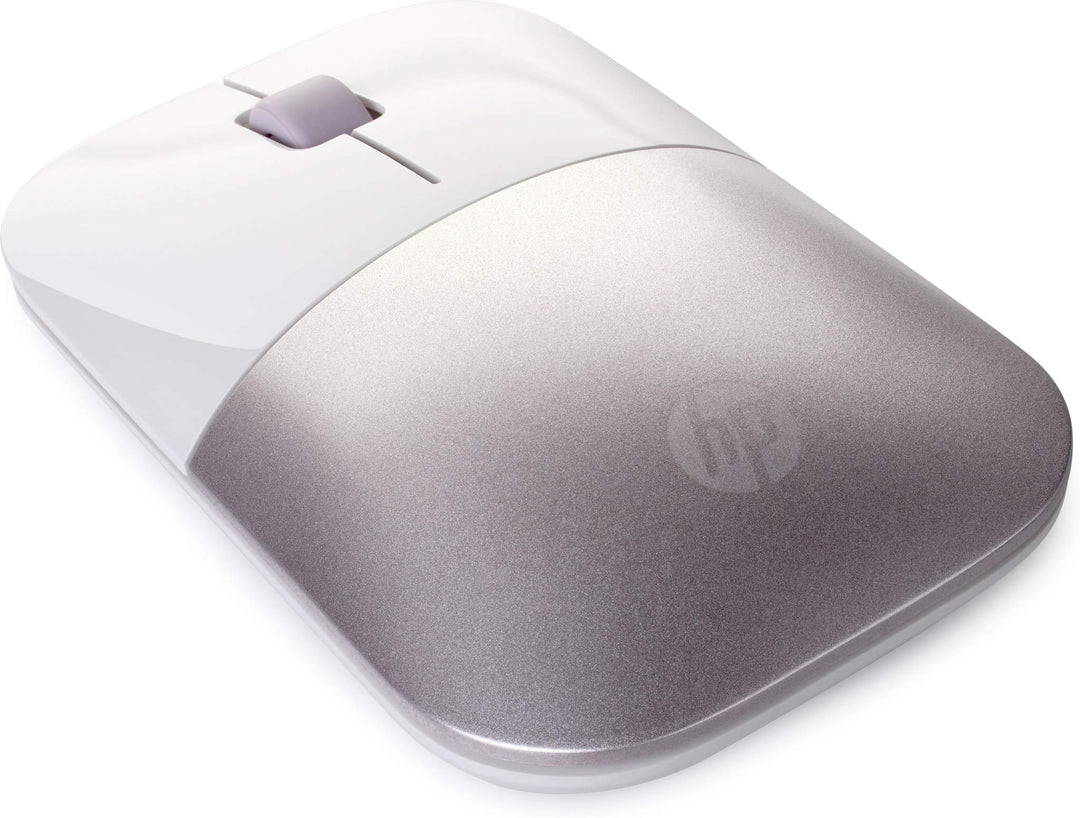 HP Z3700 Wireless Mouse - White/Pink Pink Dongle, Pink Dongle
