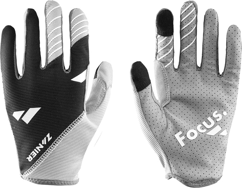 Zanier-Unisex-Handschuhe-SHREDDER 10 Anthrazit, Schwarz, 10 Anthrazit, Schwarz