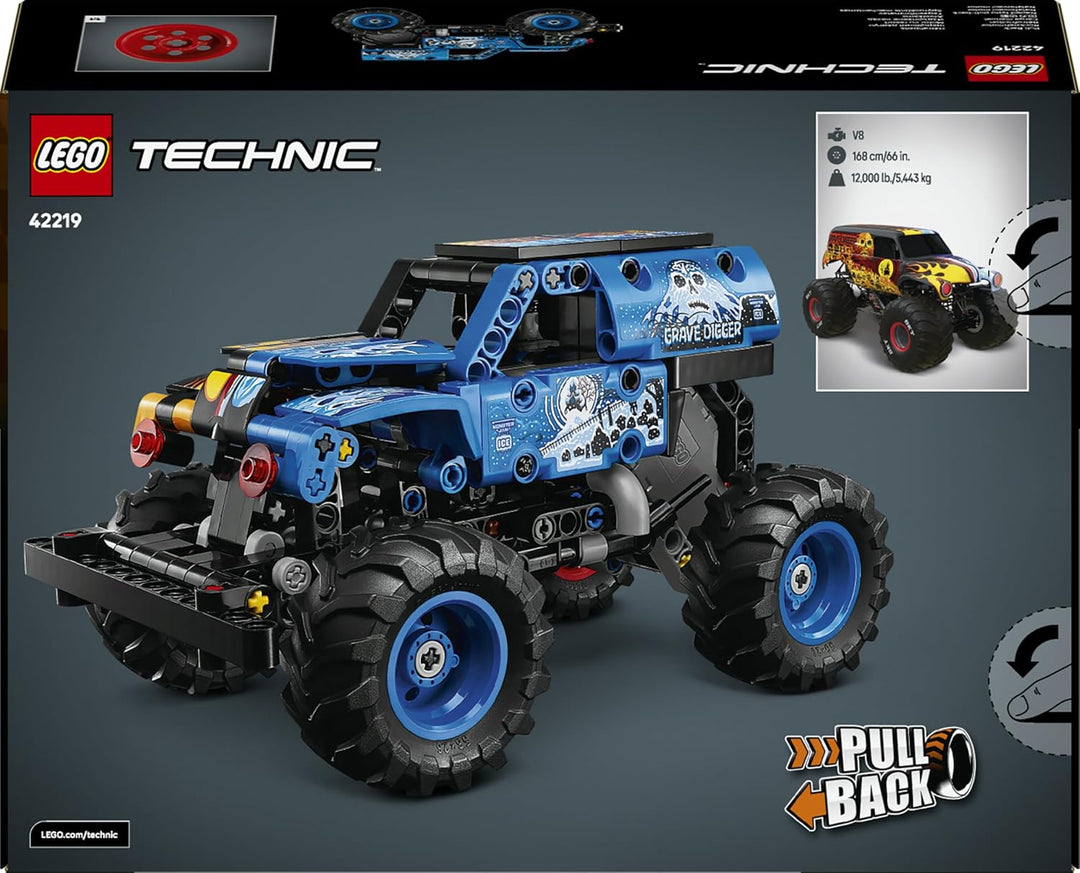 LEGO Technic Monster Jam Grave Digger Feuer und EIS - Monstertruck Modellbau & Konstruktionsspielzeu