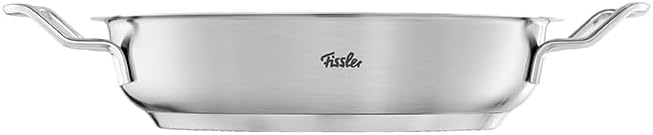 Fissler Original-Profi Collection/Edelstahl-Servierpfanne (Ø 28 cm, 3,0L) runder Bräter, hoher Rand,