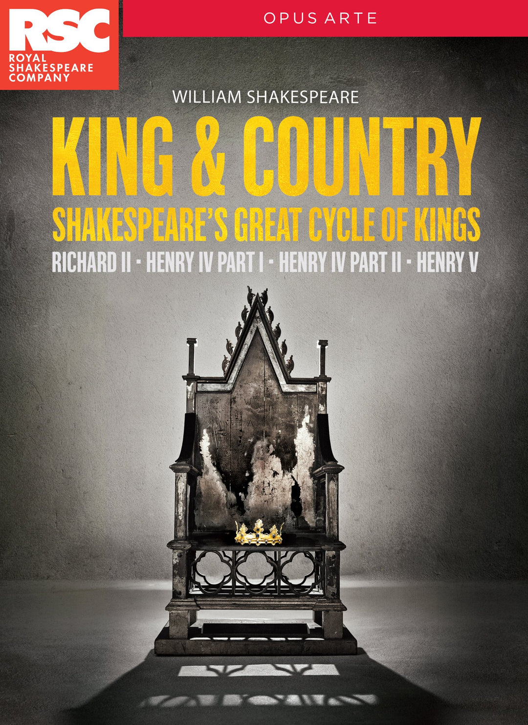 Shakespeare: King & Country, DVD