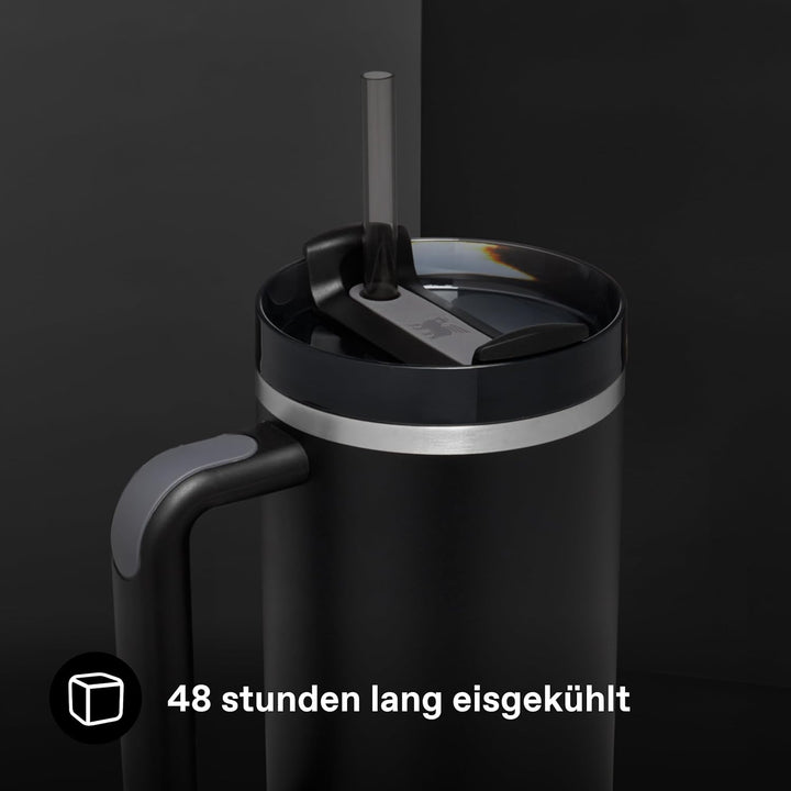 STANLEY Quencher H2.0 Flowstate Trinkflasche Mit Strohhalm 1.2L - Thermobecher Kühlt 11 Stunden - 48