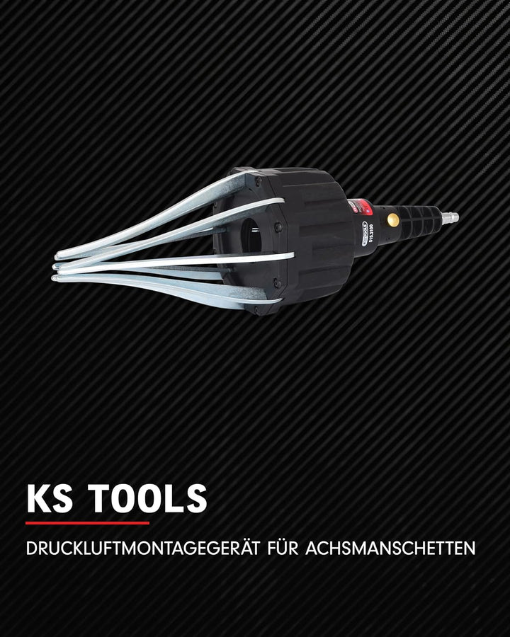 KS Tools 515.3100 Druckluftmontagegerät für Achsmanschetten, 450mm