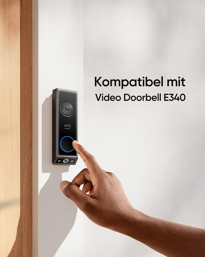 eufy Security Video Doorbell Add-on Chime, Funkgong für Innen, Erfordert eufy Security Video Doorbel