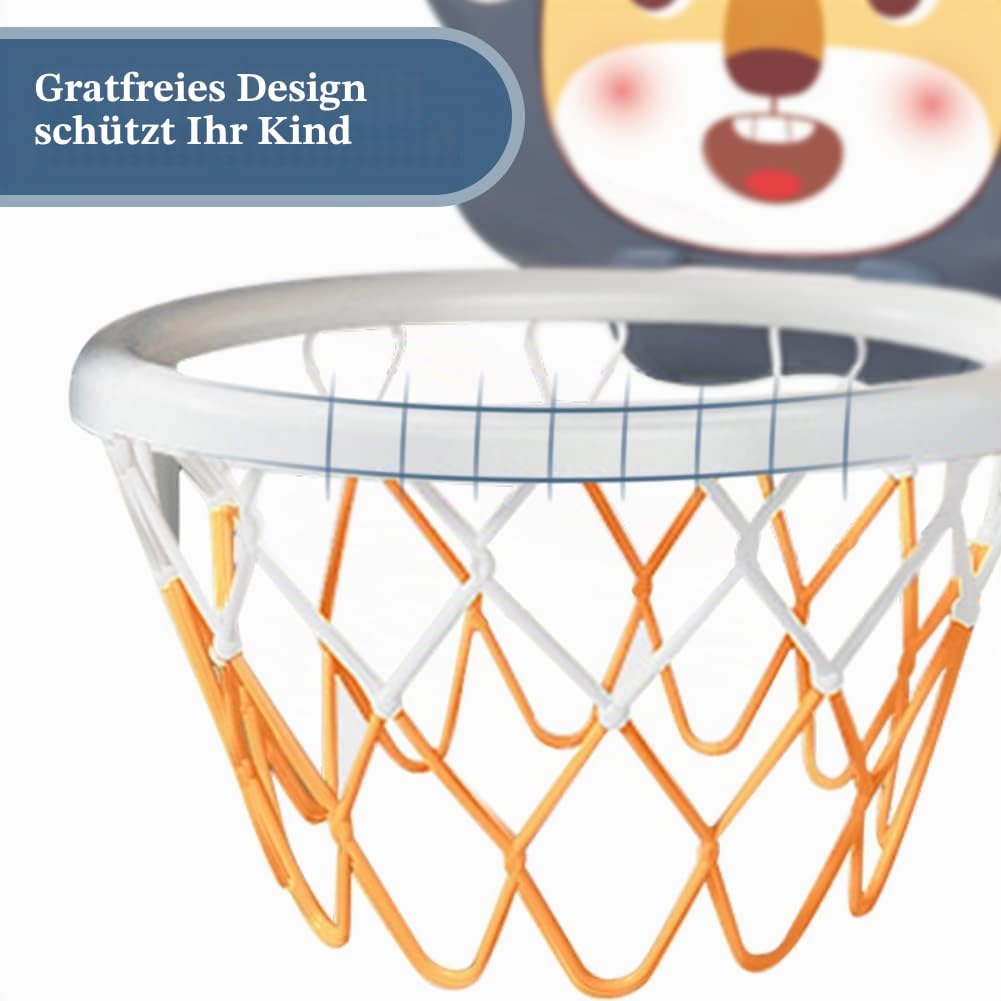 Hängender Basketballständer,Kinder Mini Basketball Korb Set,Basketballkorb fürs Zimmer Mit Bälle,Pum