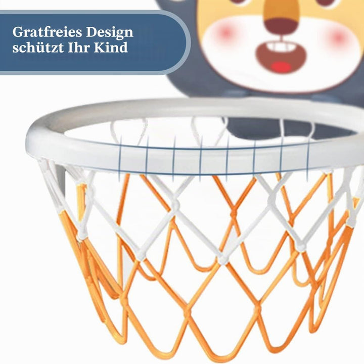 Hängender Basketballständer,Kinder Mini Basketball Korb Set,Basketballkorb fürs Zimmer Mit Bälle,Pum