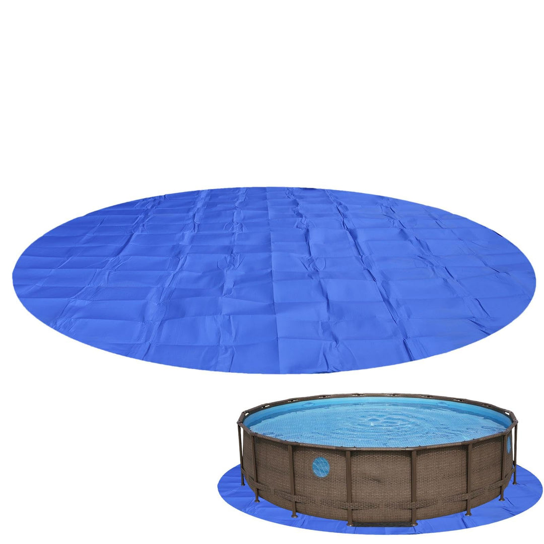 zwxqe Pool Liner Pad | Runde Pool Bodenplane | Dicke Pool Liner Matte Heavy Duty Pool Liner Schwimmb