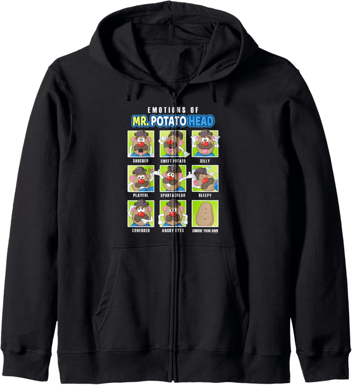 Mr. Potato Head Emotions Color Retro Box Up Faces Kapuzenjacke