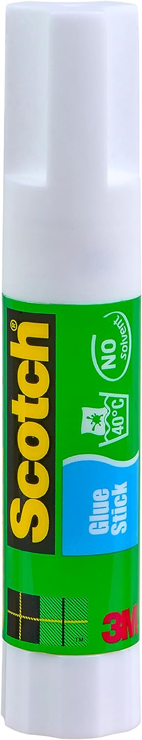 Scotch Permanent Klebestift - 1 Packung mit 30 Klebesticks ohne Lösungsmittel - 8g pro Stick - Mehrz