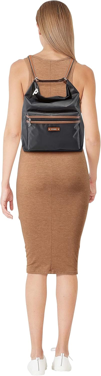 Picard Damen Beuteltasche Und Rucksack SONJA aus Nylon Gross | mit Reissverschluss | Beuteltasche un