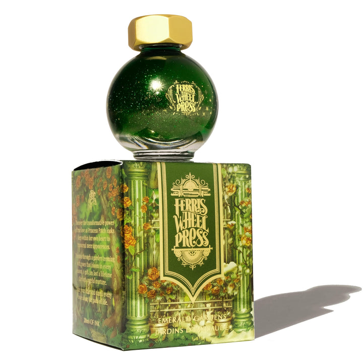 Ferris Wheel Press Ink, FerriTales Collection, Emerald Gardens, Leaf Green with Duochrome Green/Gold