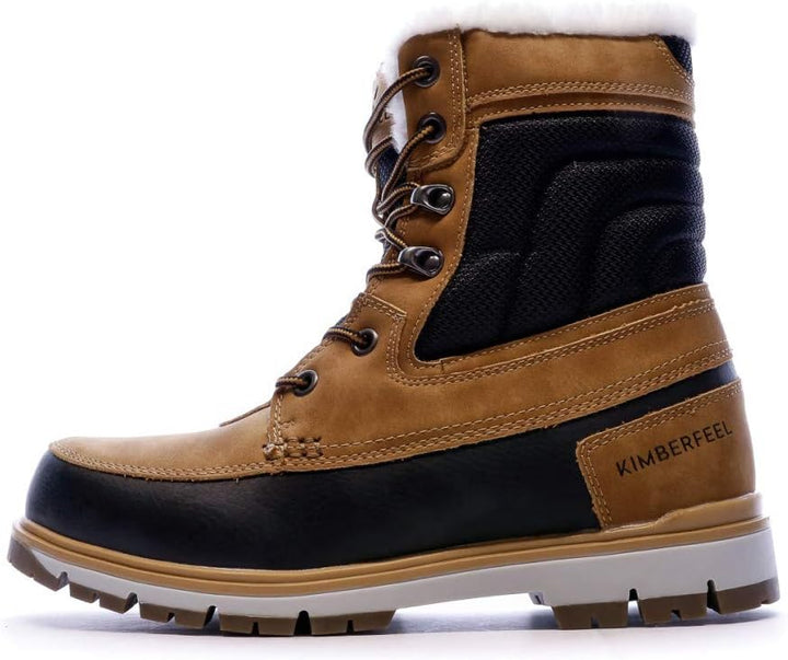 KIMBERFEEL Herren Lordan Schneestiefel 41 EU Beige, 41 EU Beige