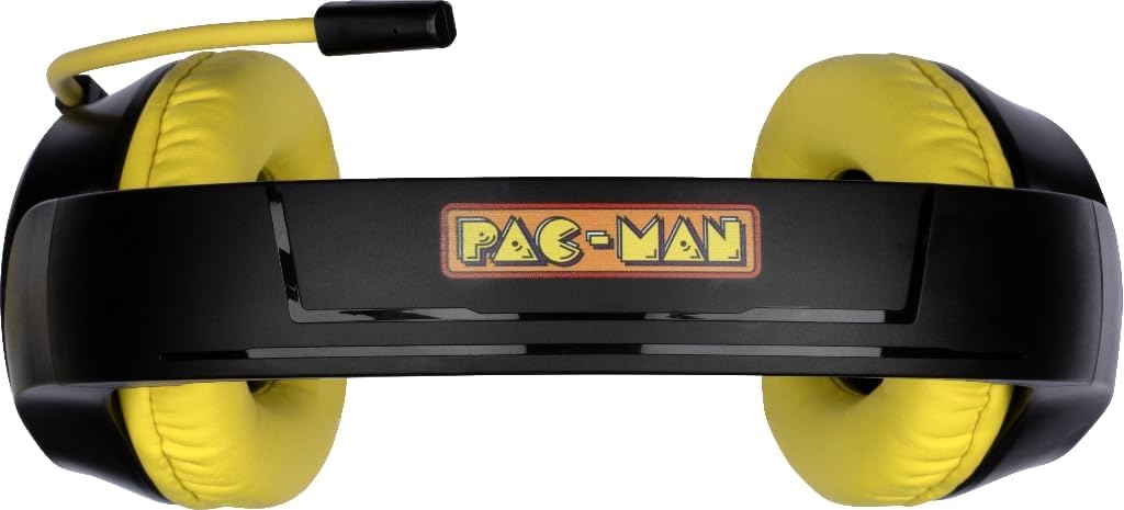 Konix Pac-Man Kabelgebundenes Over-Ear-Gaming-Headset für PC, PS5, Switch 2, Xbox Series X|S - 45°-M