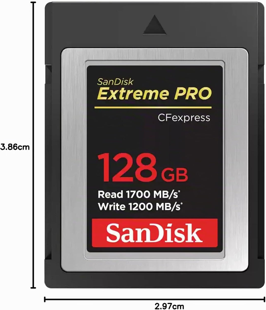 SanDisk Extreme PRO CFexpress Speicherkarte Typ B 128 GB (Lesegeschwindigkeiten bis 1700 MB/s, für R