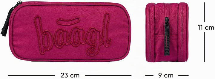 Baagl Federmäppchen Schule Mäppchen Federmappe Federtasche Kinder Etui Ruby | Das Eggy Mäppchen mit