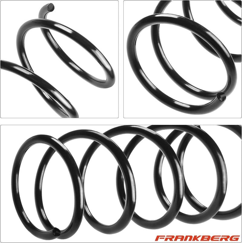 Frankberg 4x Federn Fahrwerksfeder Vorderachse Hinterachse Kompatibel mit Focus Turnier DNW 1.8L Kom