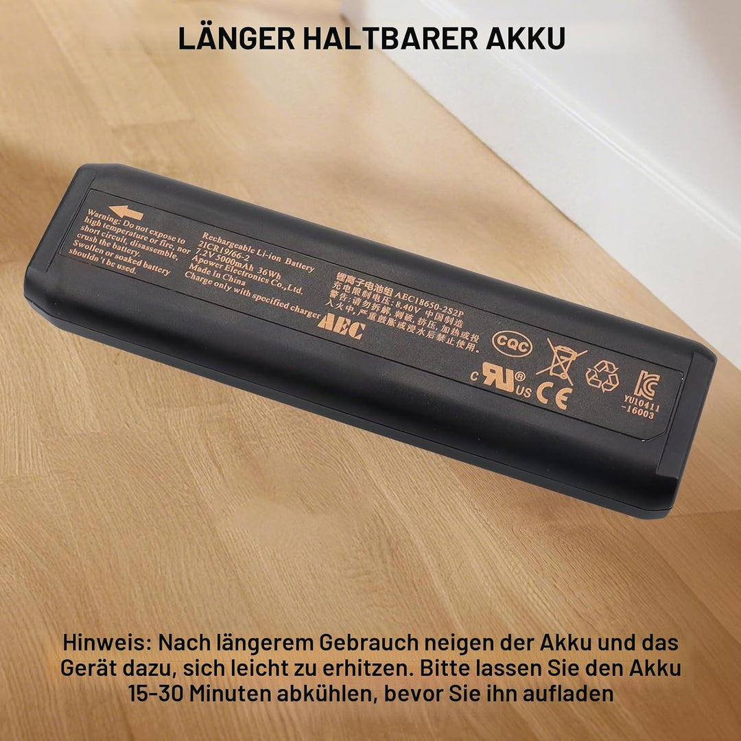 7,2 V 5000 mAh 36 Wh Ersatzakku, kompatibel mit Konftel 300M 300MX 300W 300WX, PN: Akku für Konftel