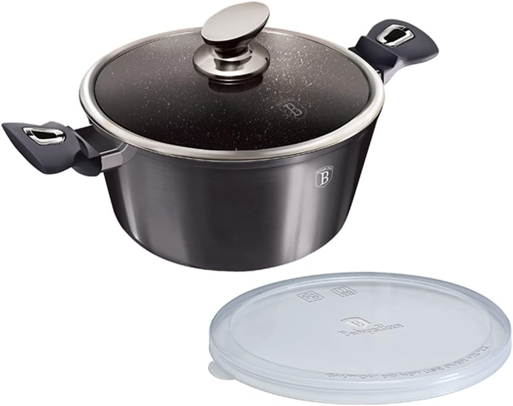 Berlinger Haus - BH/6893 - Savepan mit Deckung, 24 cm, Metallic Line Carbon Pro Edition