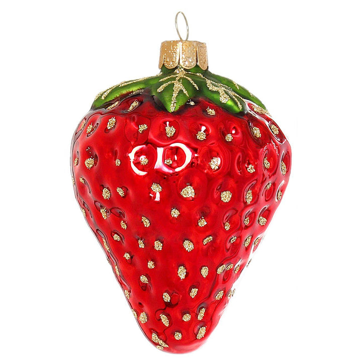 Sikora Erdbeere besondere Weihnachtskugel Glas Christbaumschmuck Deko Figur Weihnachten Anhänger Orn