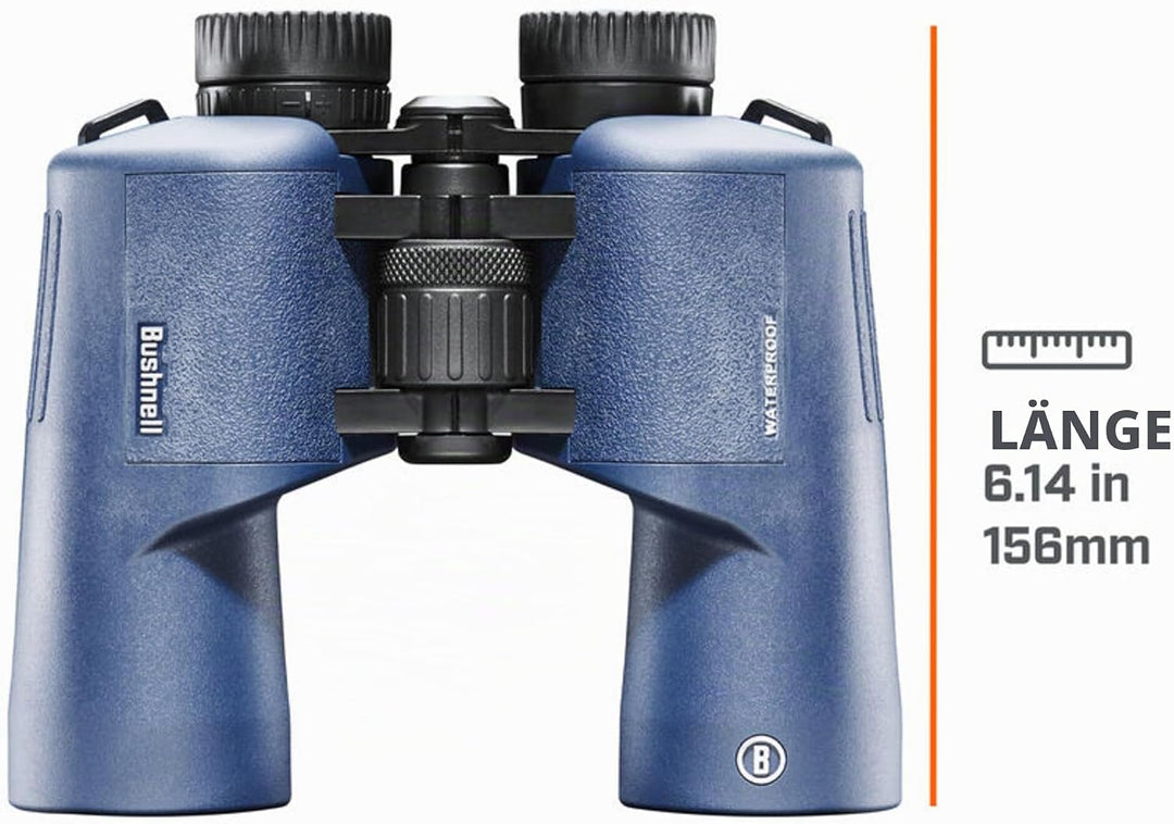 Bushnell - H2O 2 - Fernglas - 7x50 Dunkelblau Porro - Voll multivergütet - Wasserdicht/Beschlagfrei