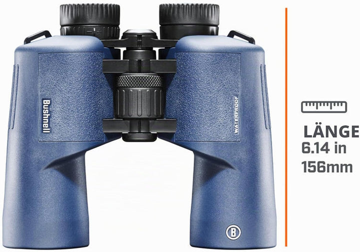 Bushnell - H2O 2 - Fernglas - 7x50 Dunkelblau Porro - Voll multivergütet - Wasserdicht/Beschlagfrei