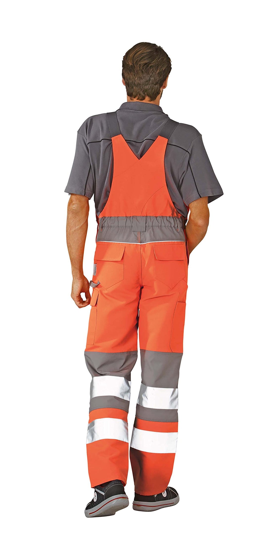 Planam Grösse 58 Unisex Plaline Warnschutz Latzhose orange Zink Modell 5620 58 orange/zink, 58 orang